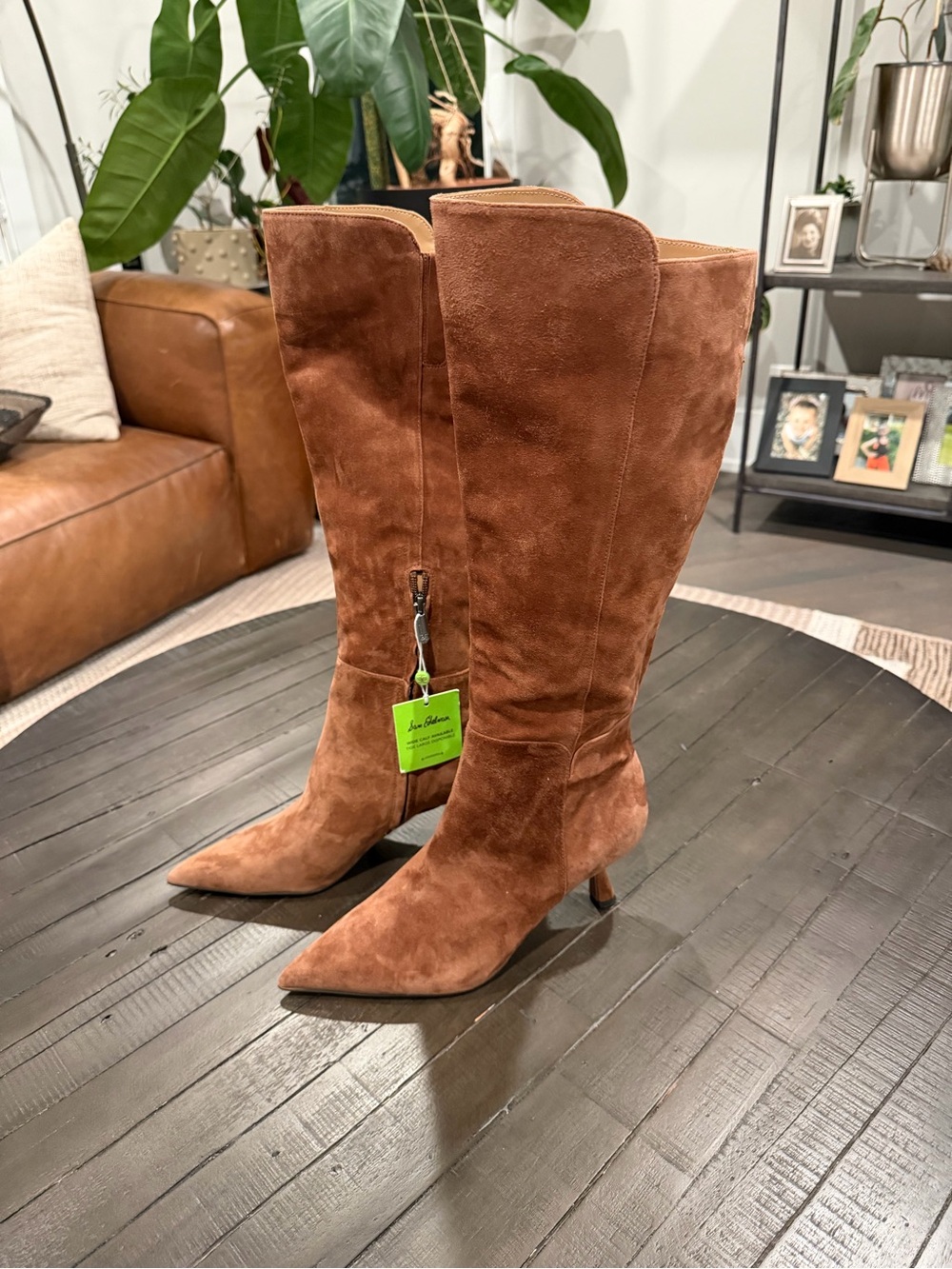 🔥💥🔥NWOB Sam Edelman Taylin boots Size 8.5 US Brown Suede